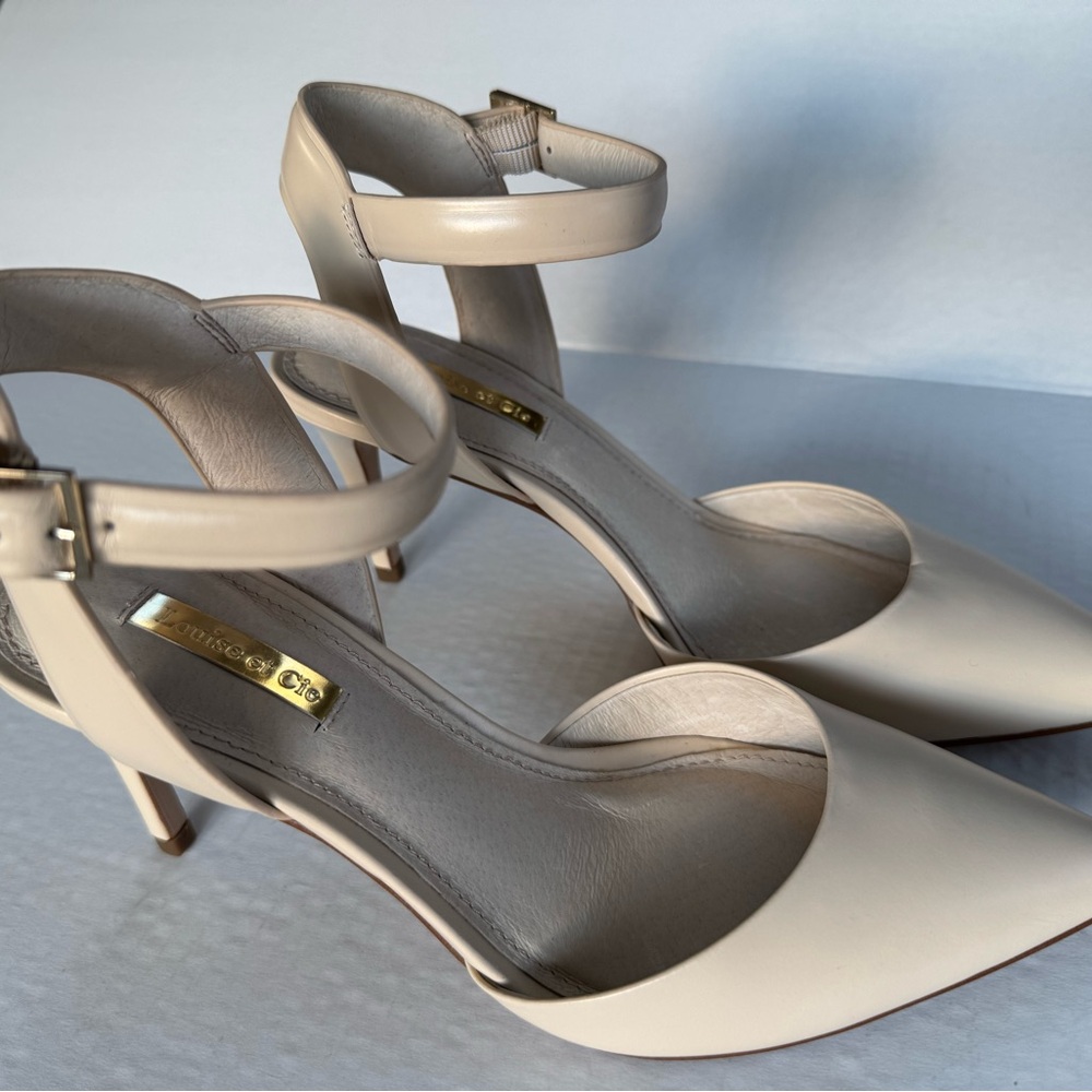 Louise Et Cie Lo-Kota Heel 7.5 Crème Fraiche